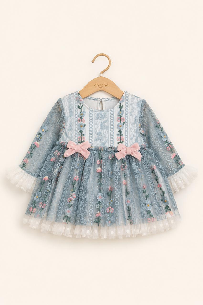 Vestido Celeste