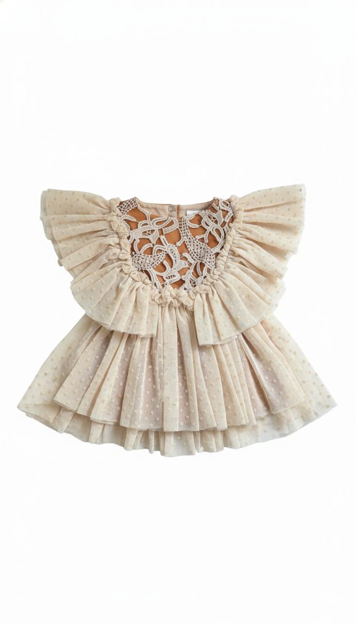 Vestido Fiesta Marrón