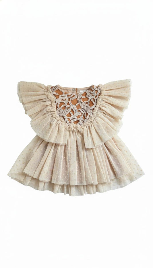 Vestido Fiesta Marrón