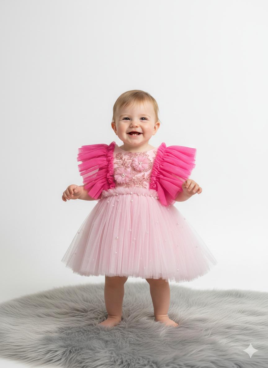 Vestido Fiesta Fucsia